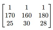 Picture showing the matrix after transpose